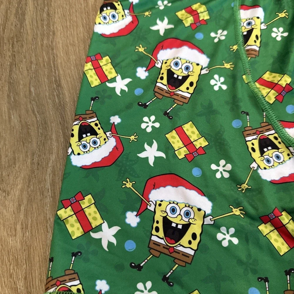SpongeBob SquarePants Men's‎ Holiday Santa Boxer Brief Stretch Size Large NEW
